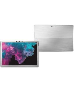 Mightyskins Skin Compatible with Microsoft Surface Pro 6 Tablet - Cold Steel | Protective, Durable, and Unique Vinyl Decal Wrap Cover | Easy to Apply, Remove, and Change Styles | Made in The USA