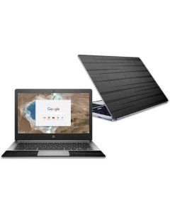 MightySkins Skin Compatible with HP Chromebook 13 G1 13.3" (2018) - Carved Wood | Protective, Durable, and Unique Vinyl Decal wrap Cover | Easy to Apply, Remove, and Change Styles | Made in The USA