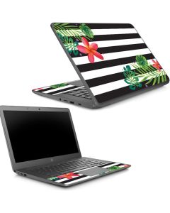 Mightyskins Skin Compatible with Hp Chromebook 14 G5 - Tropical Stripes | Protective, Durable, and Unique Vinyl Decal Wrap Cover | Easy to Apply, Remove, and Change Styles | Made in The USA