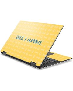 MightySkins Skin Compatible With DELL XPS 13 9365 2-In-1 (2017) - Dogs Over Humans | Protective, Durable, and Unique Vinyl Decal wrap cover | Easy To Apply, Remove, and Change Styles | Made in the USA