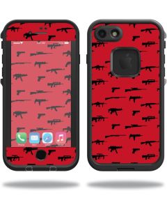 MightySkins Skin Compatible with Lifeproof iPhone SE (2020) / 7/8 - Guns | Protective, Durable, and Unique Vinyl Decal wrap Cover | Easy to Apply, Remove, and Change Styles | Made in The USA