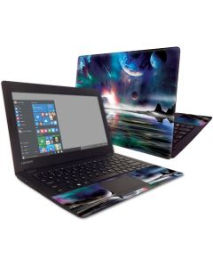 MightySkins Skin Compatible with Lenovo IdeaPad 100s 11.6" - Space Horizon | Protective, Durable, and Unique Vinyl Decal wrap Cover | Easy to Apply, Remove, and Change Styles | Made in The USA