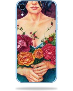 MightySkins Skin Compatible with Apple iPhone XR - Eye Bouquet | Protective, Durable, and Unique Vinyl Decal wrap Cover | Easy to Apply, Remove, and Change Styles | Made in The USA