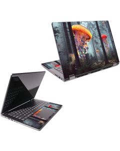 MightySkins Skin Compatible with Lenovo Flex 6 14" (2018) - Electric Jellyfish | Protective, Durable, and Unique Vinyl Decal wrap Cover | Easy to Apply, Remove, and Change Styles | Made in The USA